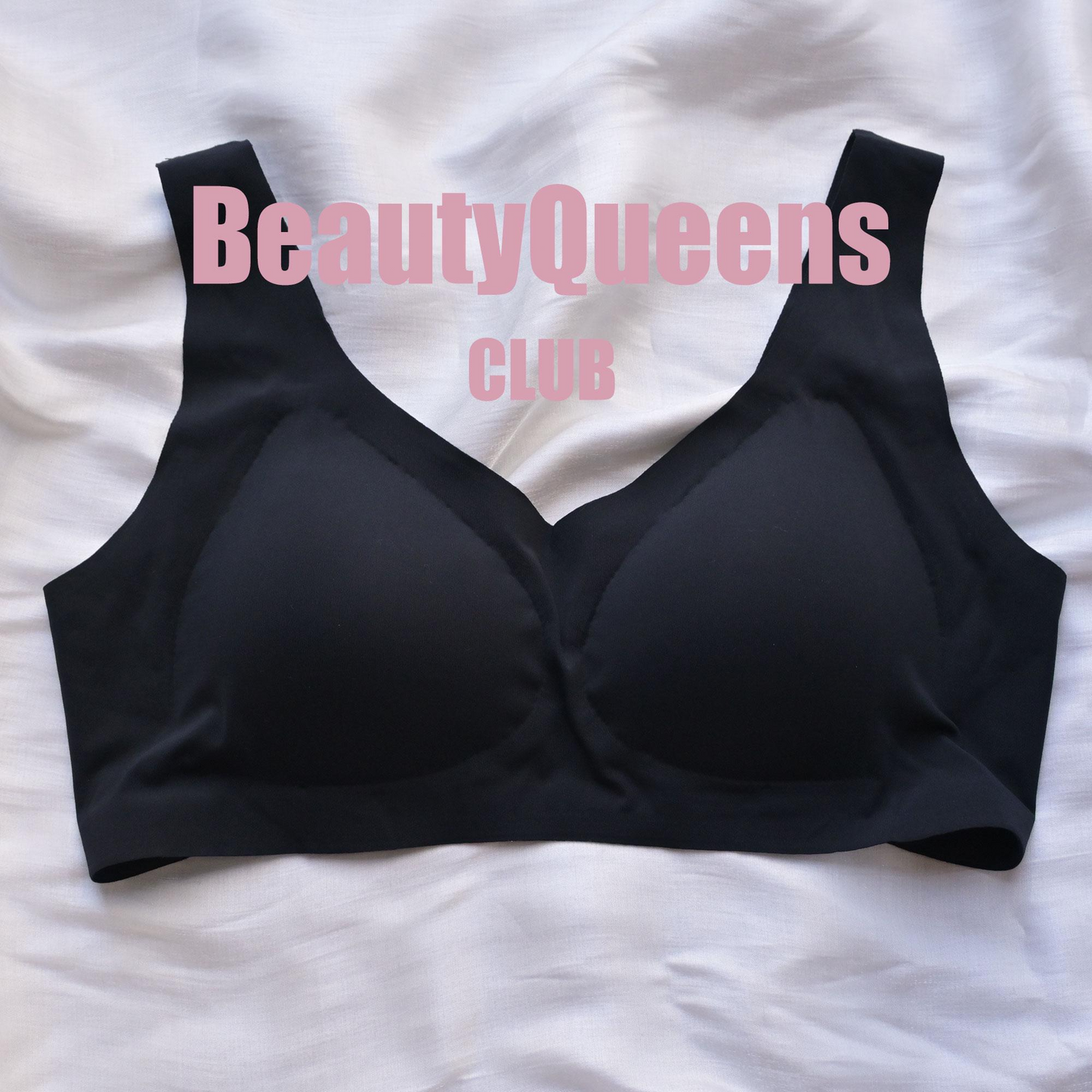 Full Cup Support Mastectomy Bra, Full Cover Pockets Wireless Plus Size Sleep Bra, Padded Bralette