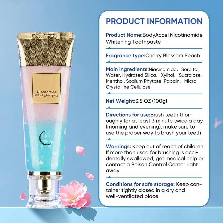 🔥🔥🔥Niacinamide Whitening Toothpaste