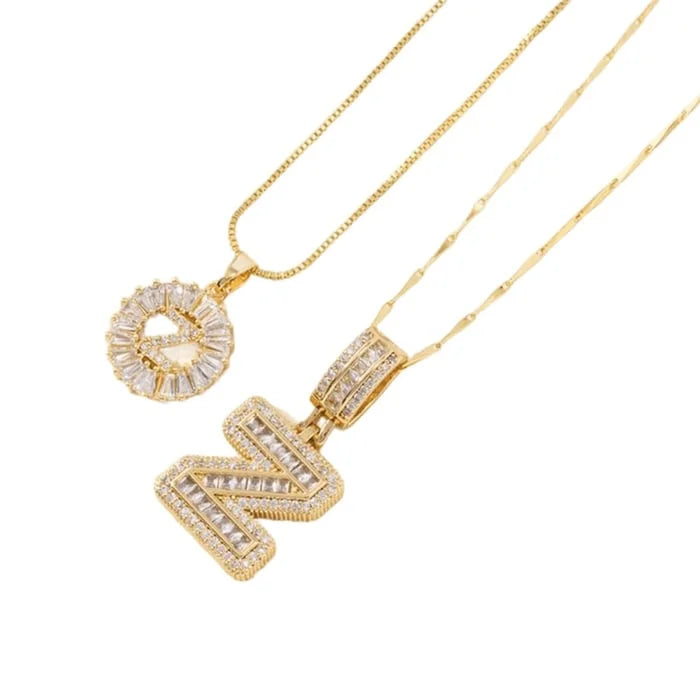 🎁2 Pack - Initial Letter Pendant Necklaces