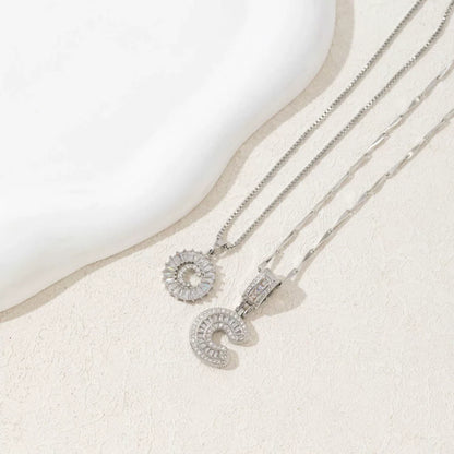 🎁2 Pack - Initial Letter Pendant Necklaces