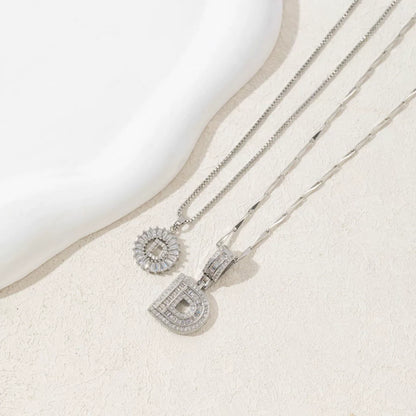 🎁2 Pack - Initial Letter Pendant Necklaces
