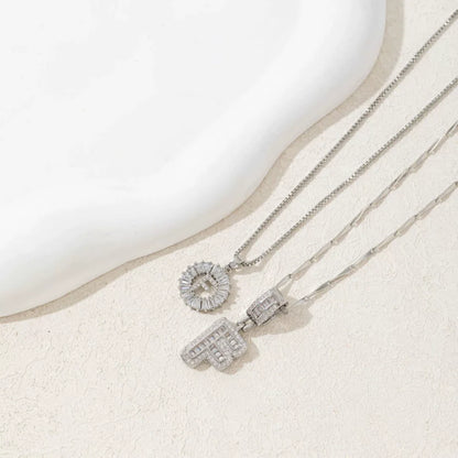 🎁2 Pack - Initial Letter Pendant Necklaces