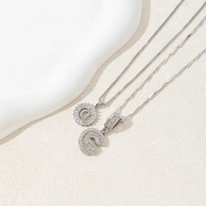 🎁2 Pack - Initial Letter Pendant Necklaces