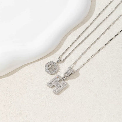 🎁2 Pack - Initial Letter Pendant Necklaces