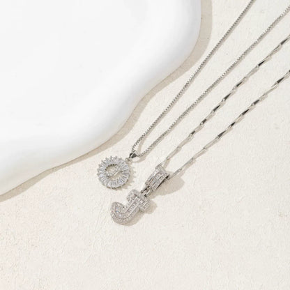 🎁2 Pack - Initial Letter Pendant Necklaces