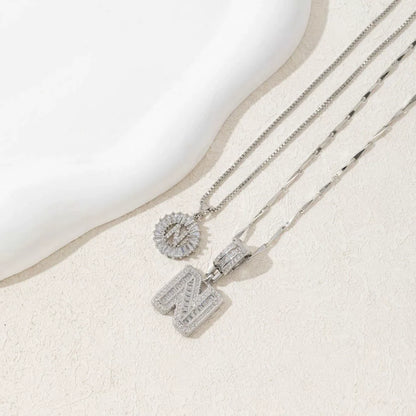 🎁2 Pack - Initial Letter Pendant Necklaces