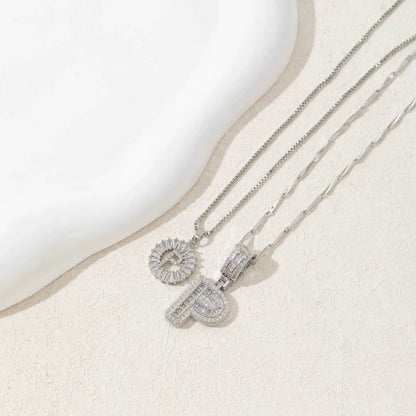 🎁2 Pack - Initial Letter Pendant Necklaces