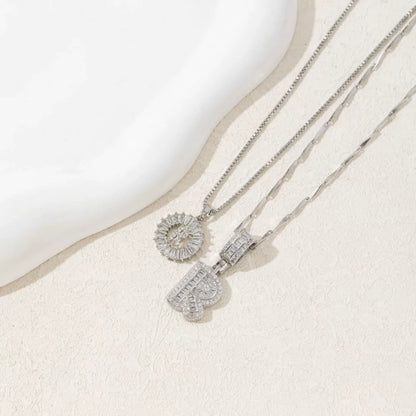 🎁2 Pack - Initial Letter Pendant Necklaces