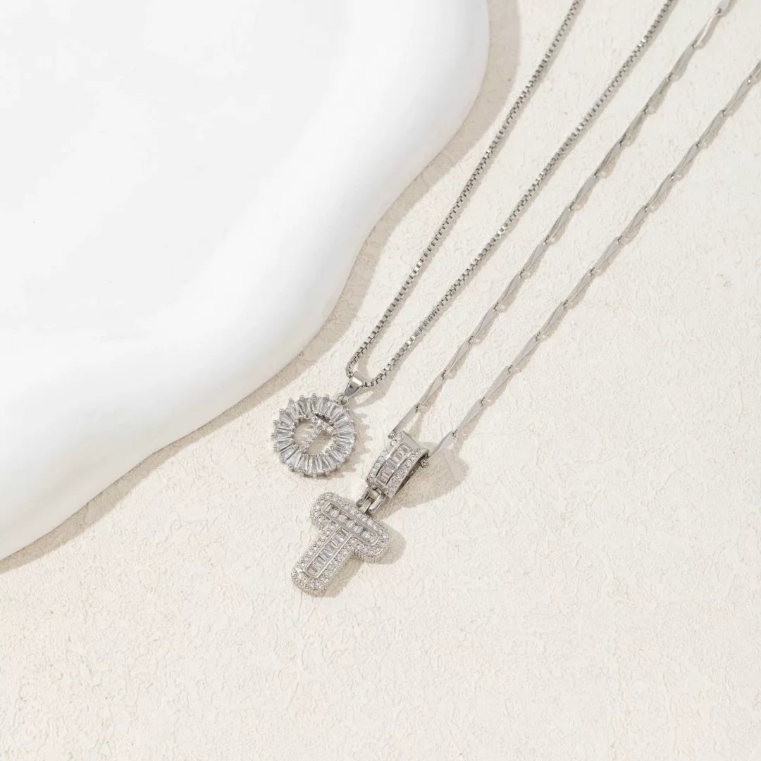 🎁2 Pack - Initial Letter Pendant Necklaces