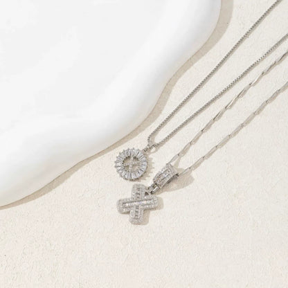 🎁2 Pack - Initial Letter Pendant Necklaces