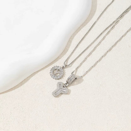 🎁2 Pack - Initial Letter Pendant Necklaces