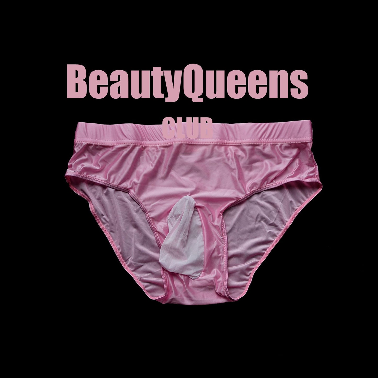 High Waist Spandex Briefs For Sissy, Pink Underwear, Smooth Sexy Brief For Daily Wear, Sleeve Open/ Closed/ Cover, Black Men Boxers, Mature